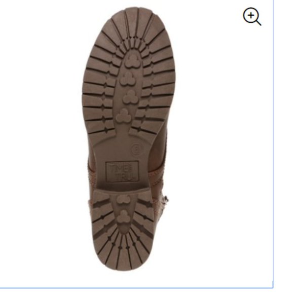 Boot Combat Brown Lace Up Zip NEW - Picture 4 of 5